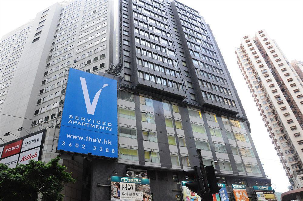 V Causeway Bay Aparthotel Hong Kong Exterior foto