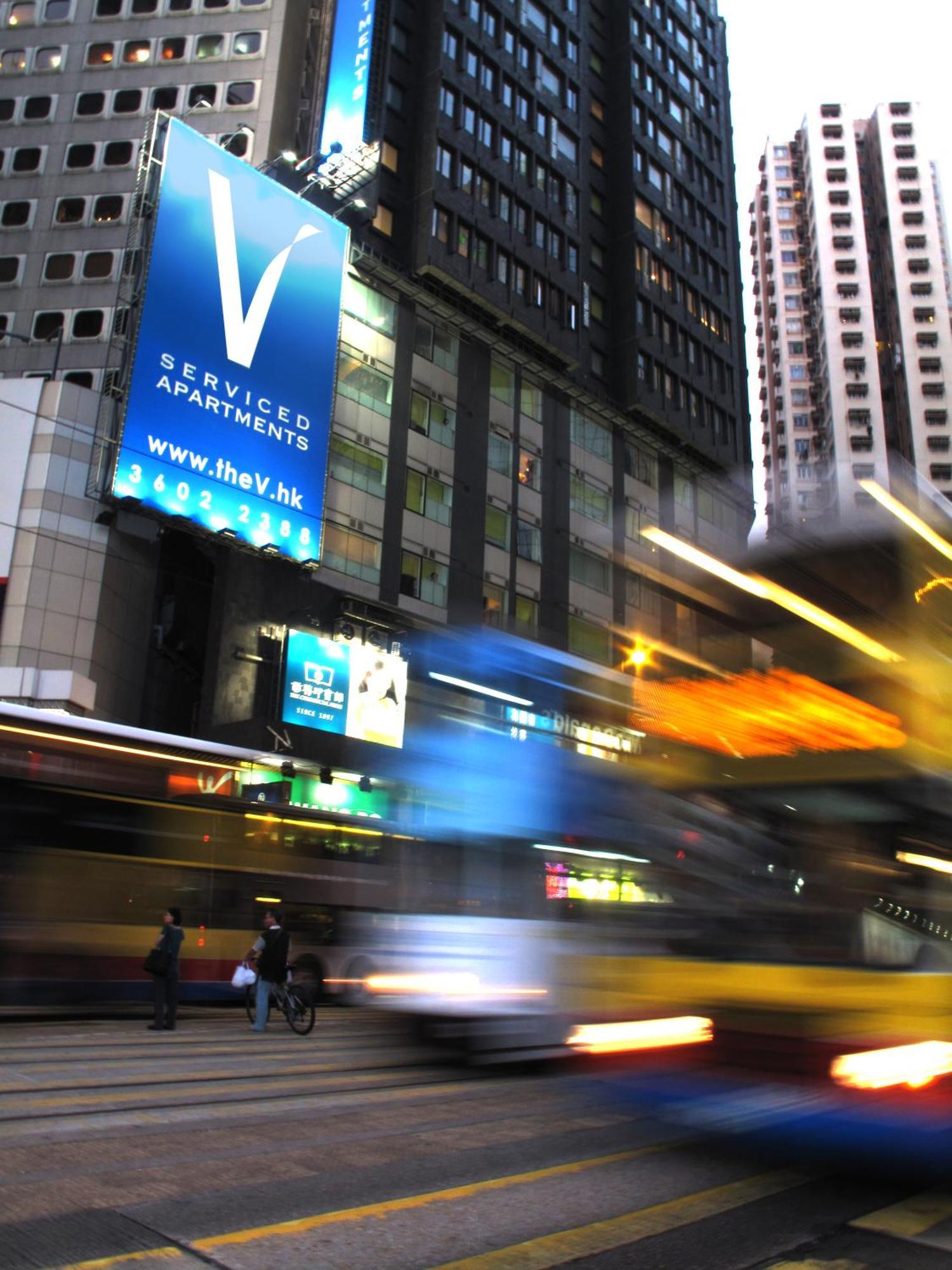 V Causeway Bay Aparthotel Hong Kong Exterior foto