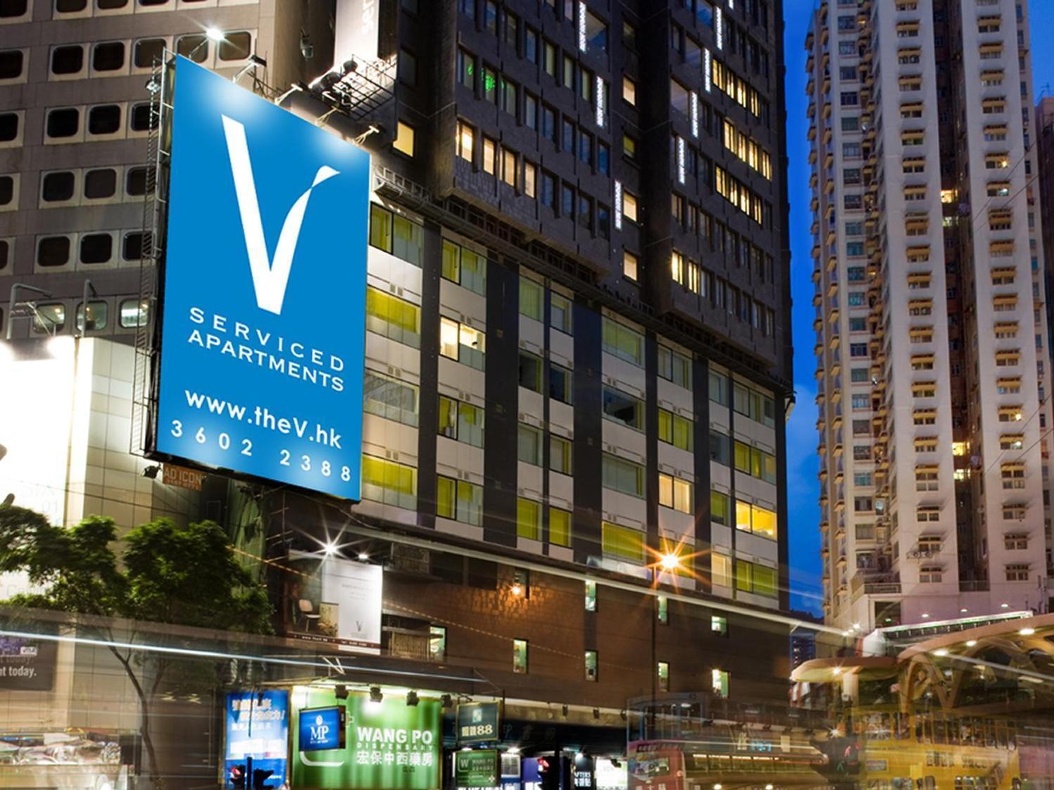 V Causeway Bay Aparthotel Hong Kong Exterior foto